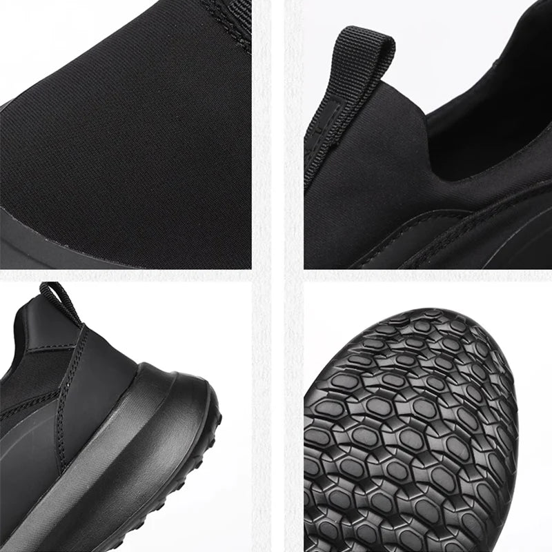 Versatile Mesh Sneakers-Black