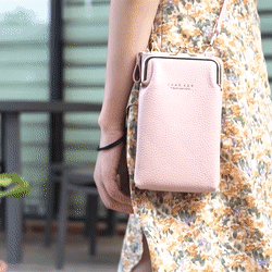 Carr Ken Solid Crossbody Phone Bag