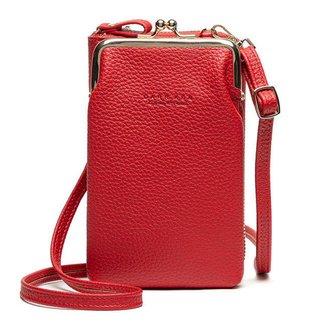 Carr Ken Solid Crossbody Phone Bag