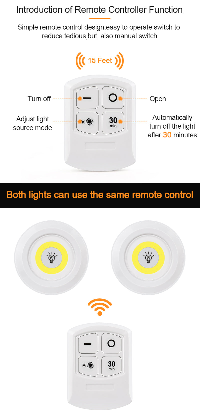 One Click Lights™ - LED Lighting (3 PCS/ SET)