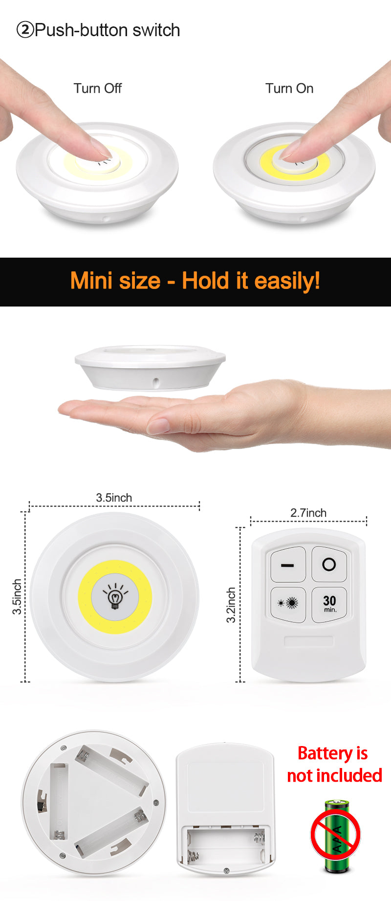 One Click Lights™ - LED Lighting (3 PCS/ SET)