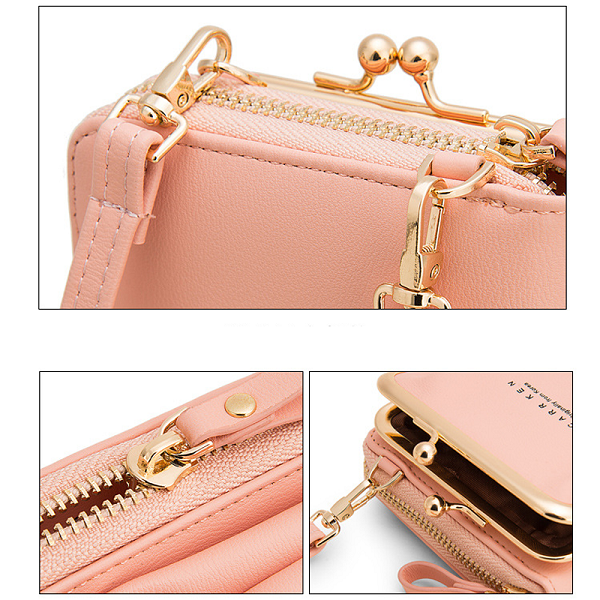 Carr Ken Solid Crossbody Phone Bag