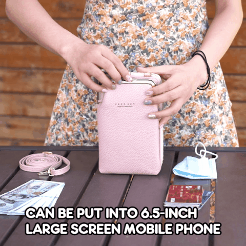 Carr Ken Solid Crossbody Phone Bag