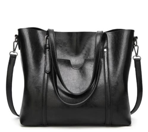 Large Capacity Leather Handbag
