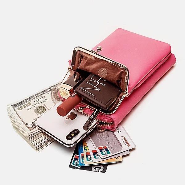 Carr Ken Solid Crossbody Phone Bag