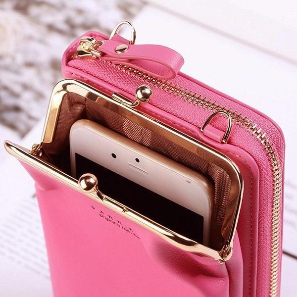 Carr Ken Solid Crossbody Phone Bag