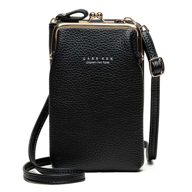 Carr Ken Solid Crossbody Phone Bag
